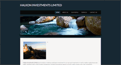 Desktop Screenshot of halkoninvestments.com